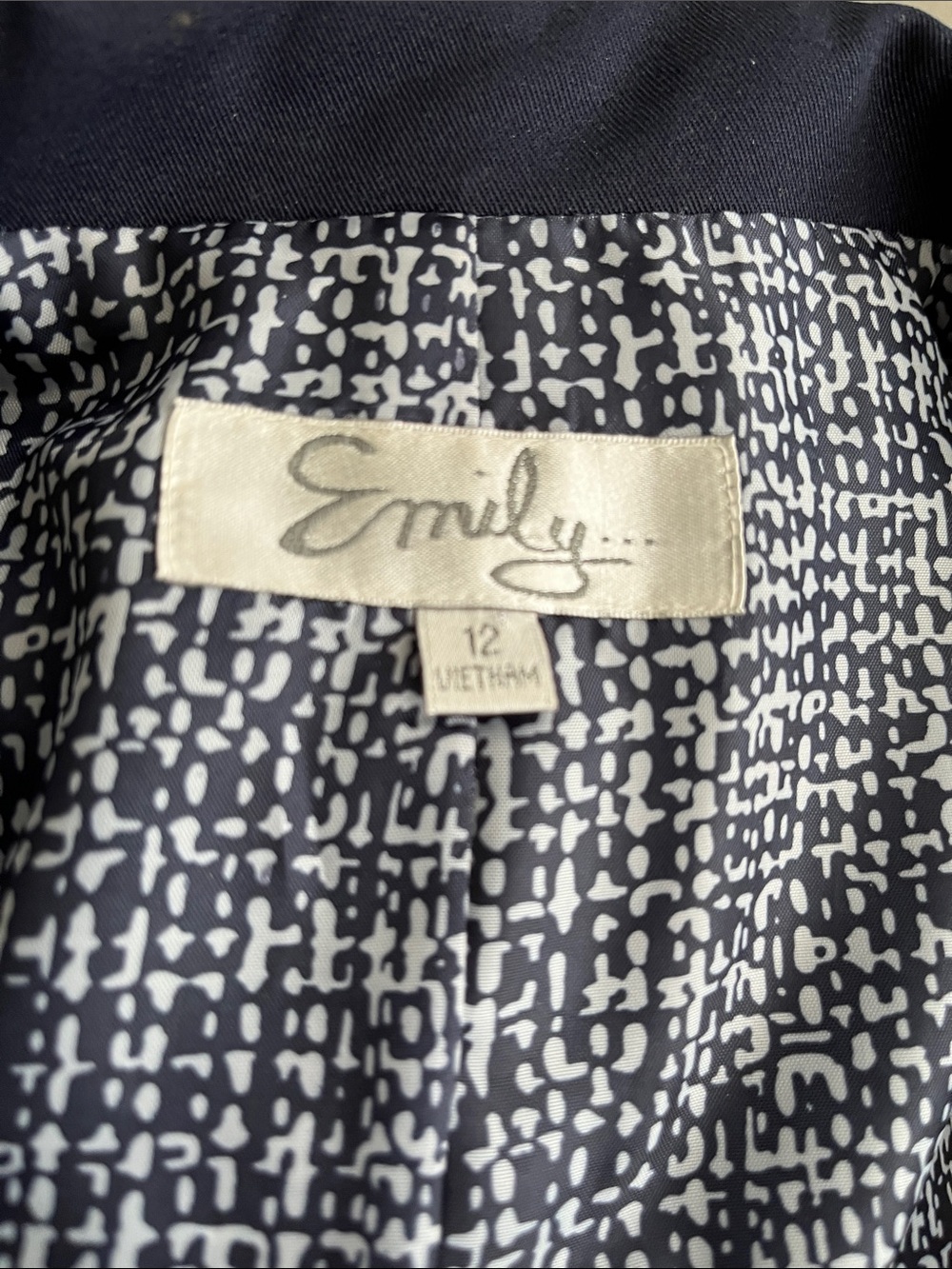 Emily size 12 Navy Blazer Jacket - Picture 2 of 4